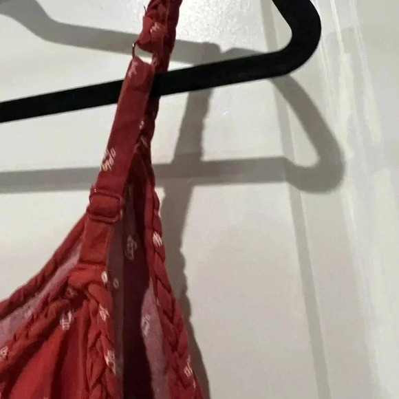 TORRID CHALLIS BRAIDED SLEEVELESS TANK SIZE 0 - Picture 5 of 7